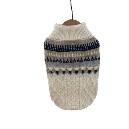 Casual Teddy Pet Vest with Scarf