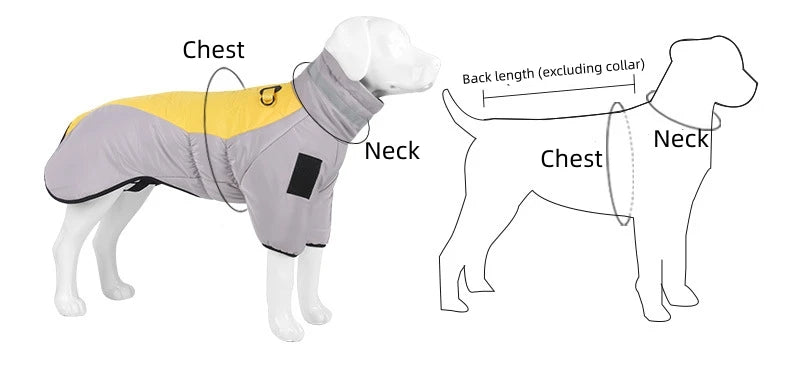 Reflective Dog Winter Jacket