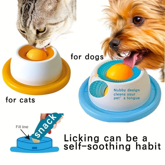 Interactive Yogurt Licking Plate for Pets