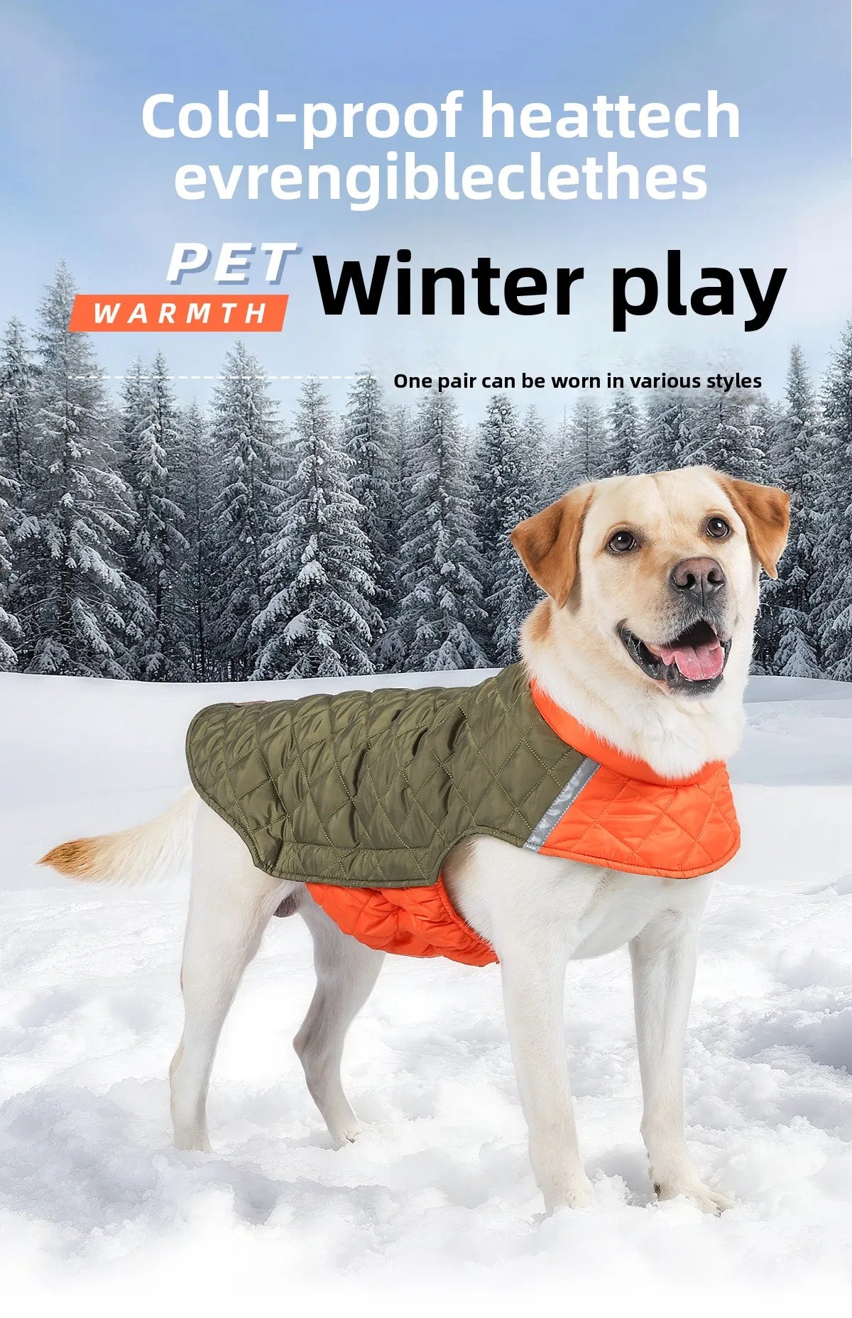 Warm Waterproof Dog Jacket