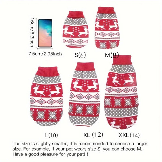 Christmas Style Pet Sweater