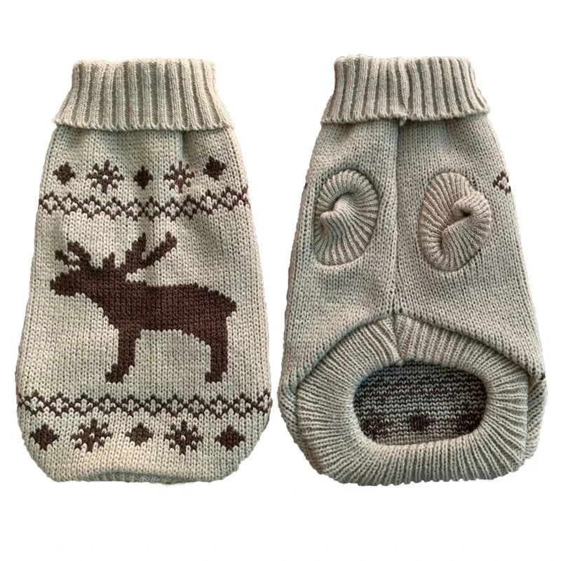 Warm Knitted Dog Sweater