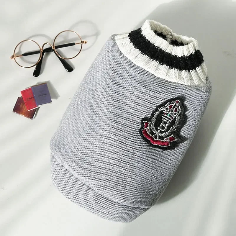 Warm Knitted Dog Sweater