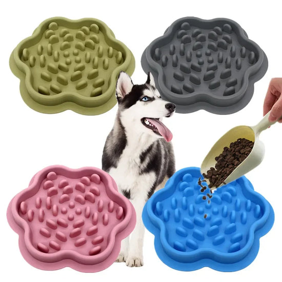 Silicone Slow Feeder & Lick Mat Set