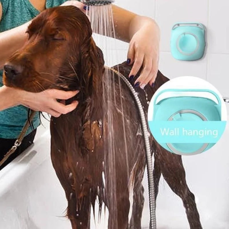 Pet Grooming &amp; Cleaning Silicone Brush