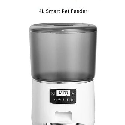 Pet Feeder  4L Grain Storage Electric Machine