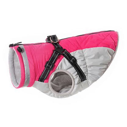 Dog Winter Coat with Harness