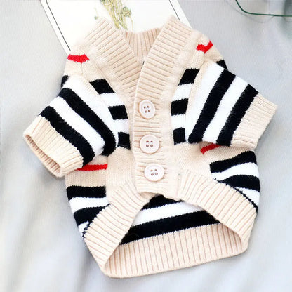 Cute Bear Print Dog Sweater