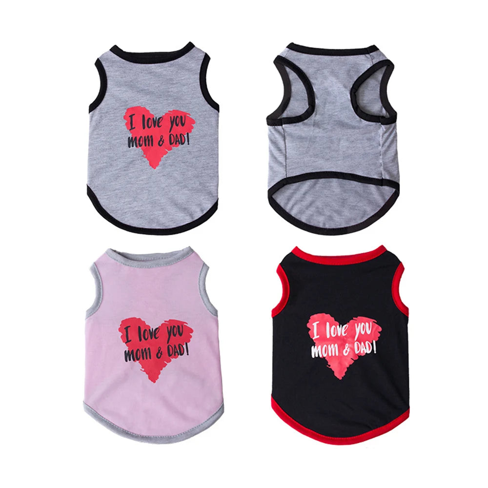 Summer Sleeveless Pet Vest