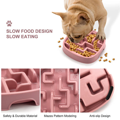 Slow Feeder Dog  Bowl  Anti-Choking