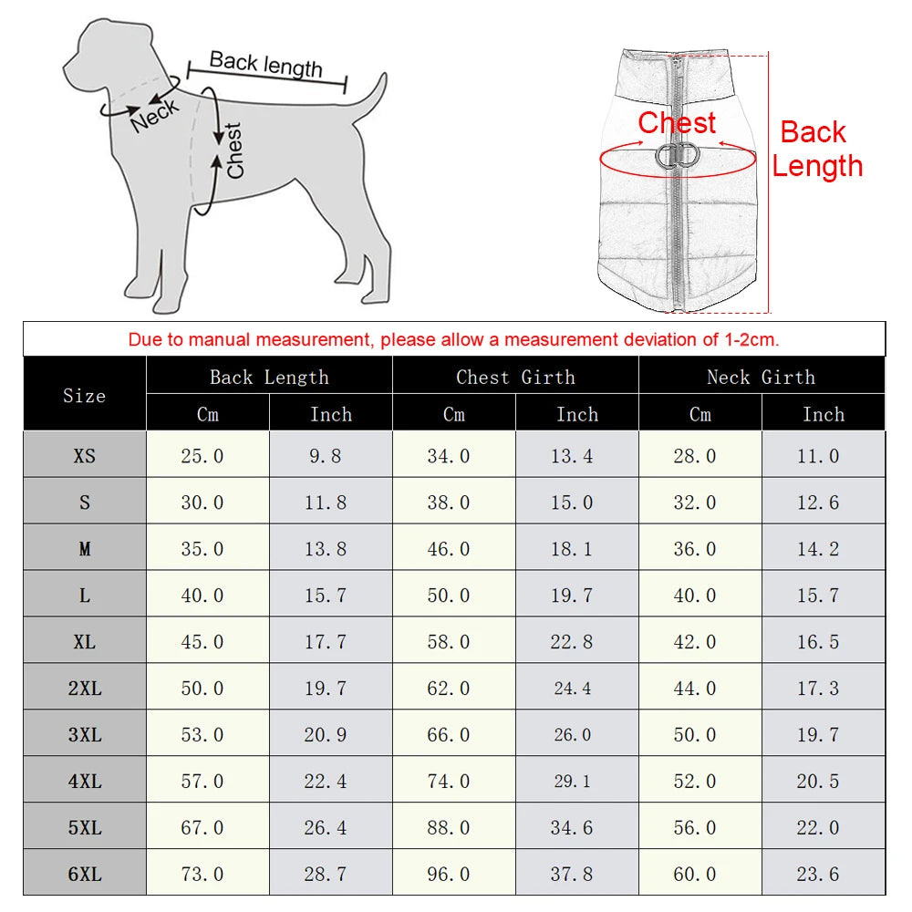 Winter Waterproof Dog Coat