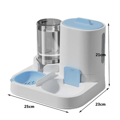 Hot Pet Feeding &amp; Drinking Bowl (2-in-1)