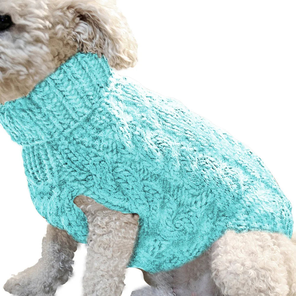 Fashion Knitted Solid Warm Clothing