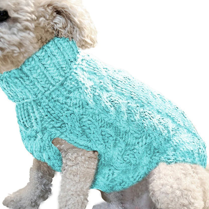 Fashion Knitted Solid Warm Clothing