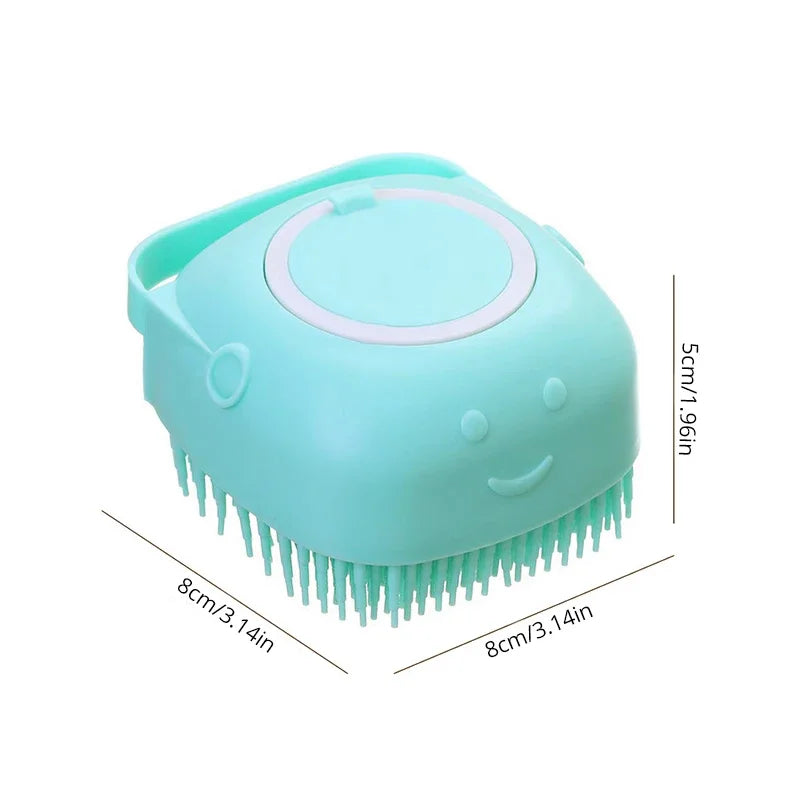 Silicone Pet Grooming &amp; Bath Brush