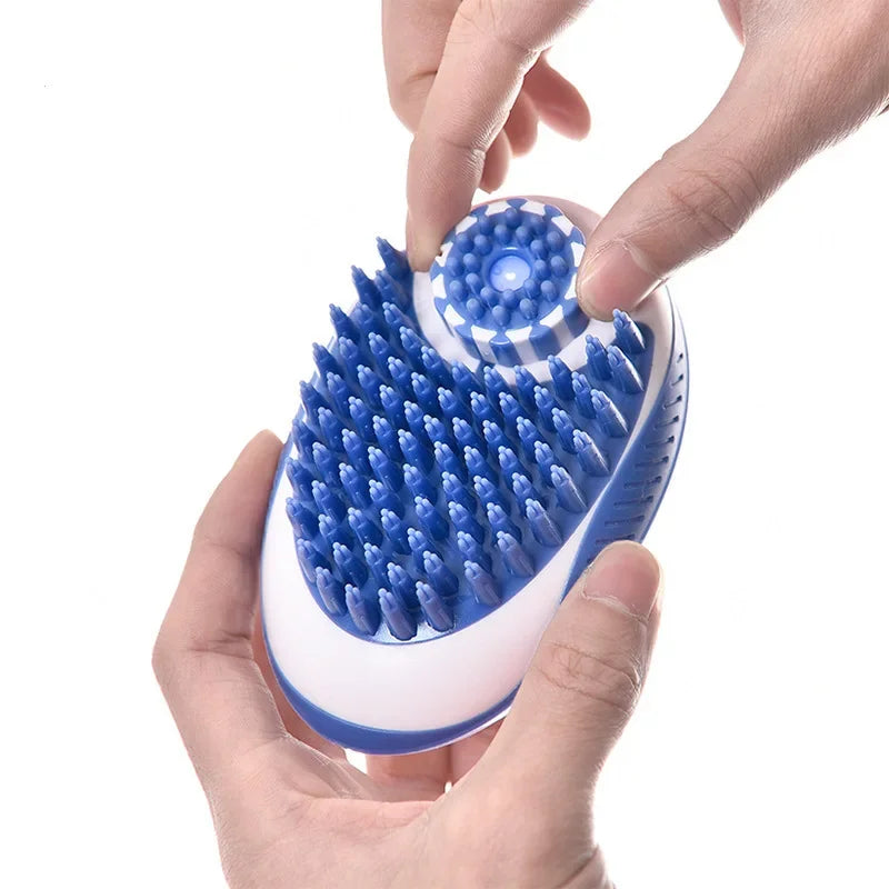 Innovative Silicone Dog Bath Brush, Perfect for Your Pet!