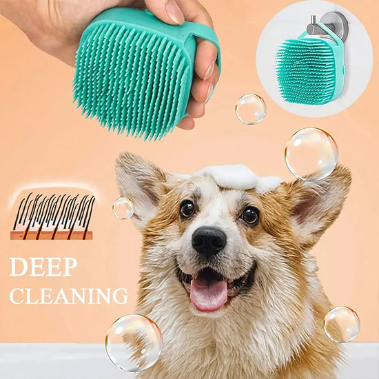 Silicone Pet Bath & Massage Brush