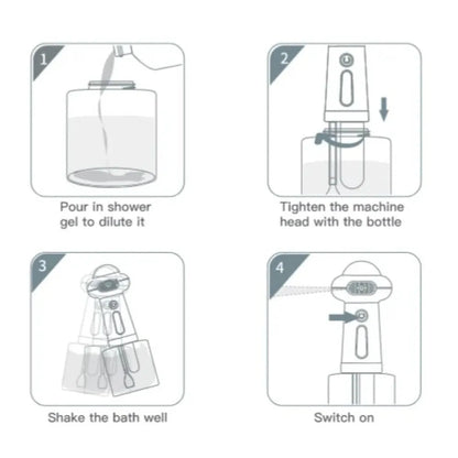 Automatic Pet Bath Foam Maker