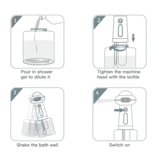 Automatic Pet Bath Foam Maker