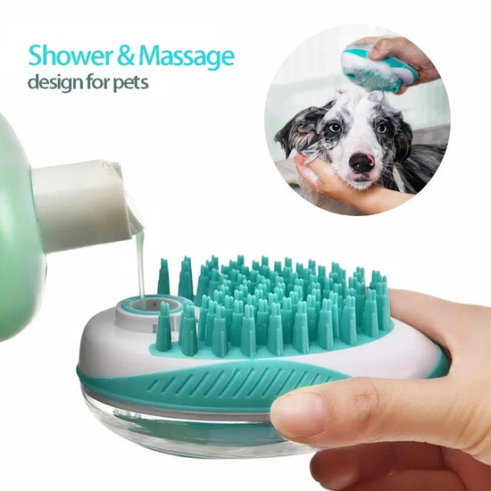 Innovative Silicone Dog Bath Brush, Perfect for Your Pet!
