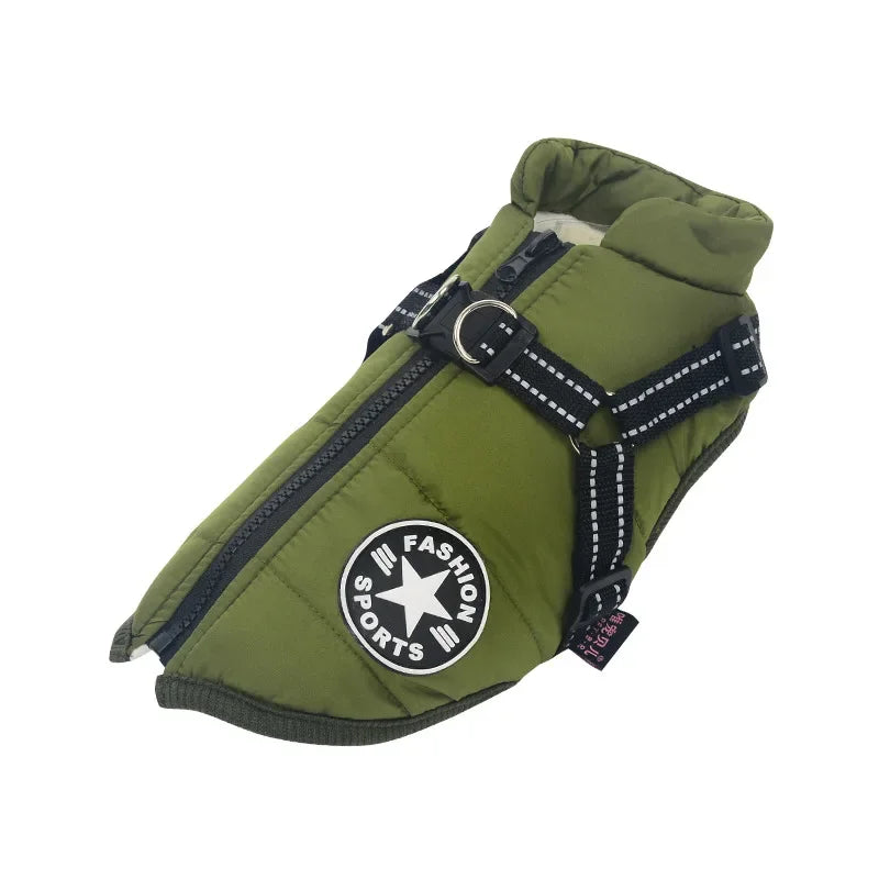 Warm Waterproof Dog Vest