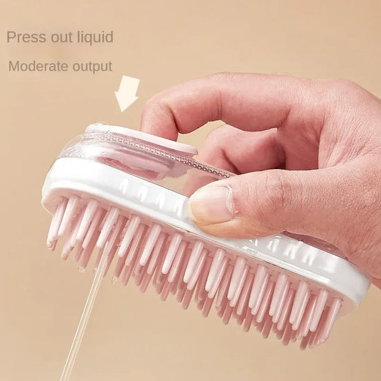 Pet Silicone Cleaning Massage Brush