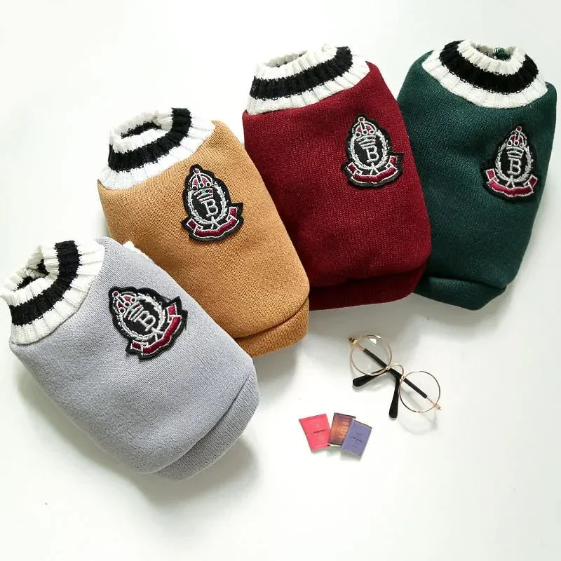 Warm Knitted Dog Sweater