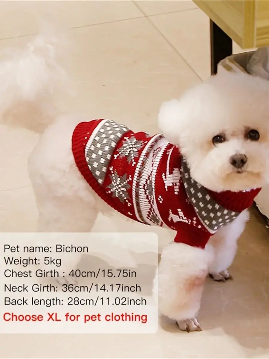 Christmas Style Pet Sweater