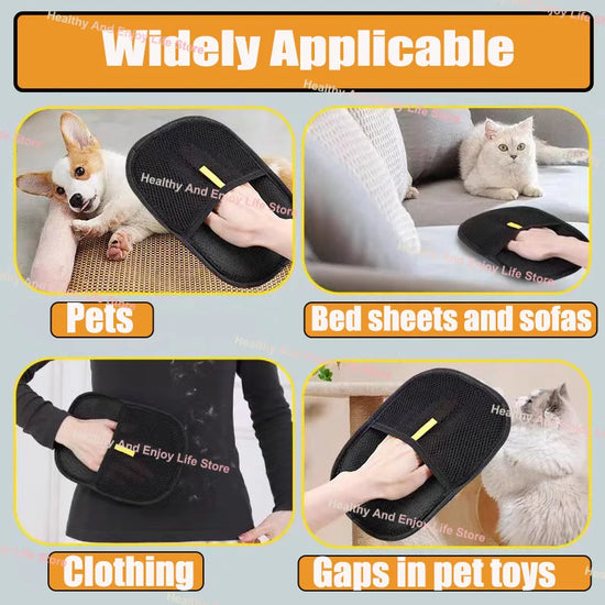 Pet Hair Cleaning & Grooming Gloves