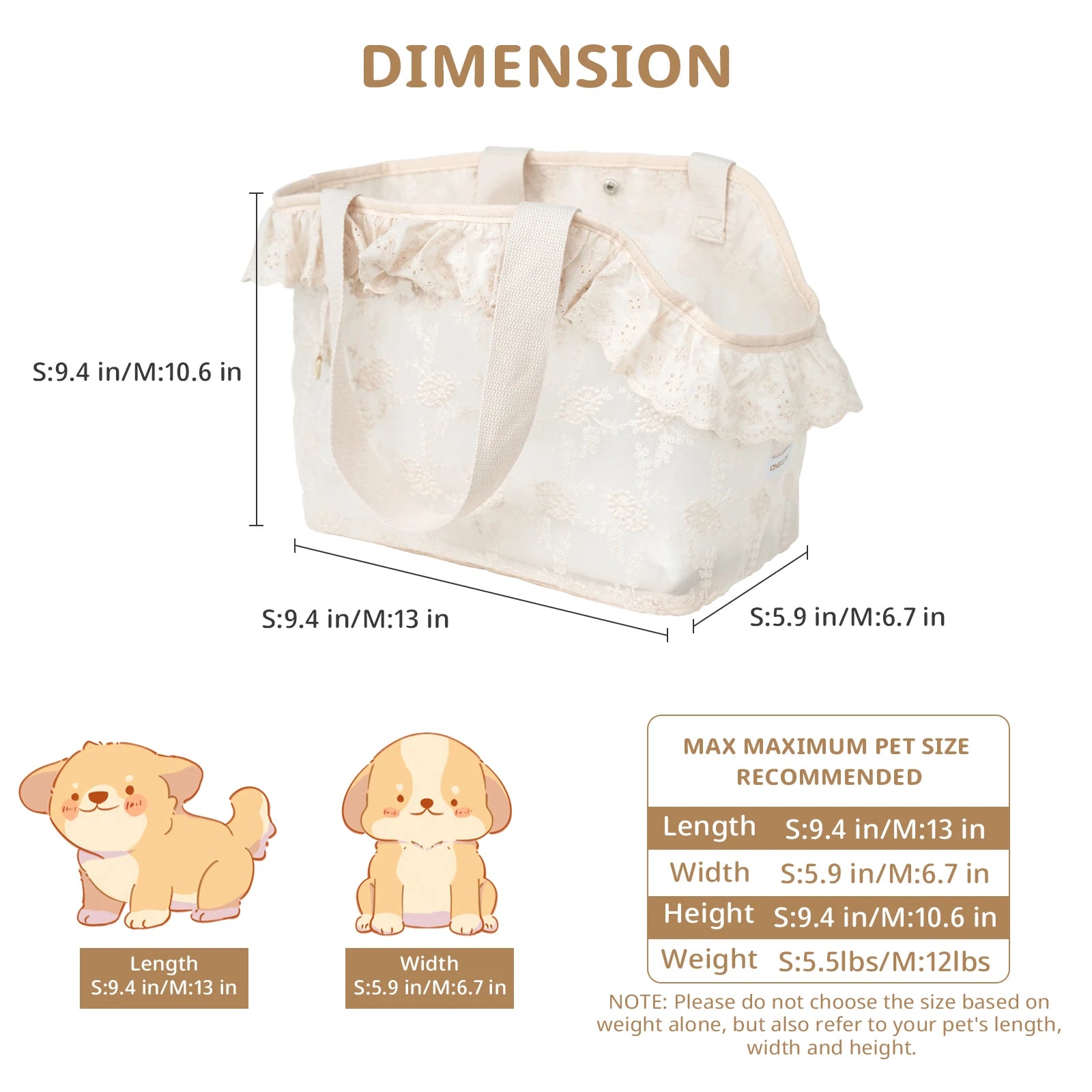 Dog Carrier Bag Purse