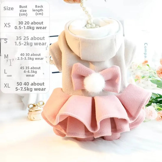 Wool Teddy Bear Pet Dress Costume