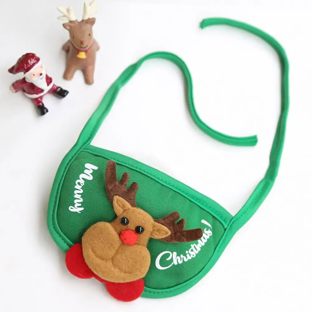 Christmas Pet Outfit with Hat &amp; Bib