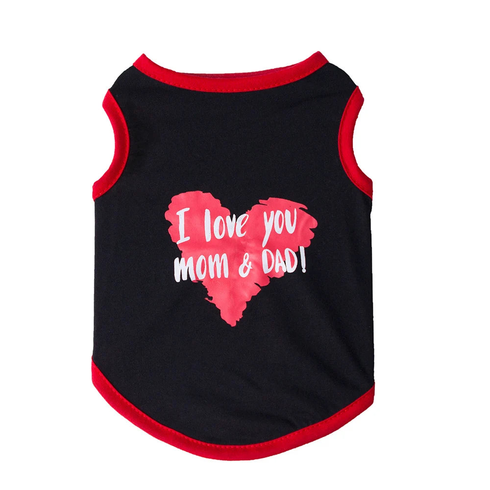 Summer Sleeveless Pet Vest