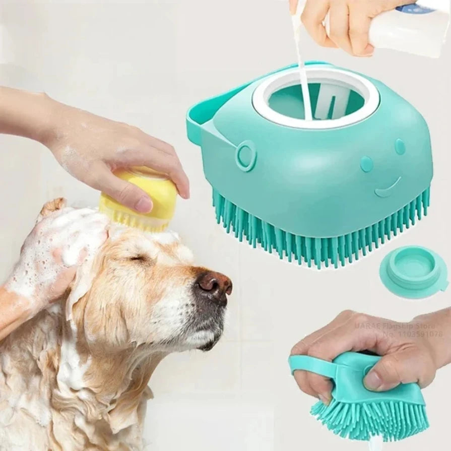 Pet Grooming &amp; Bath Massage Brush