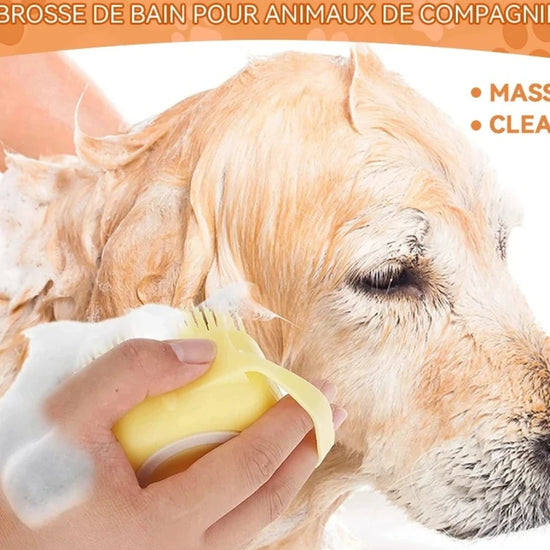 Pet Grooming & Bath Massage Brush