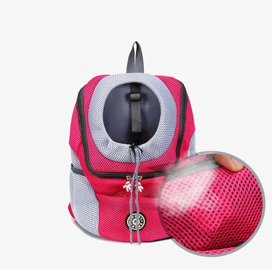 Pet Dog Carrier Bag Out Double Shoulder Portable Travel Backpack Outdoor PPet Dog Front Bag Mesh Backpack Head Pet Supplies