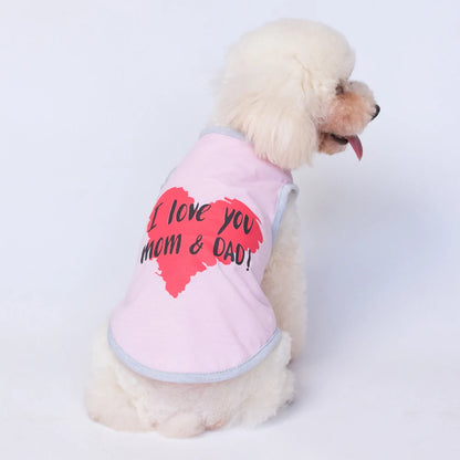 Summer Sleeveless Pet Vest
