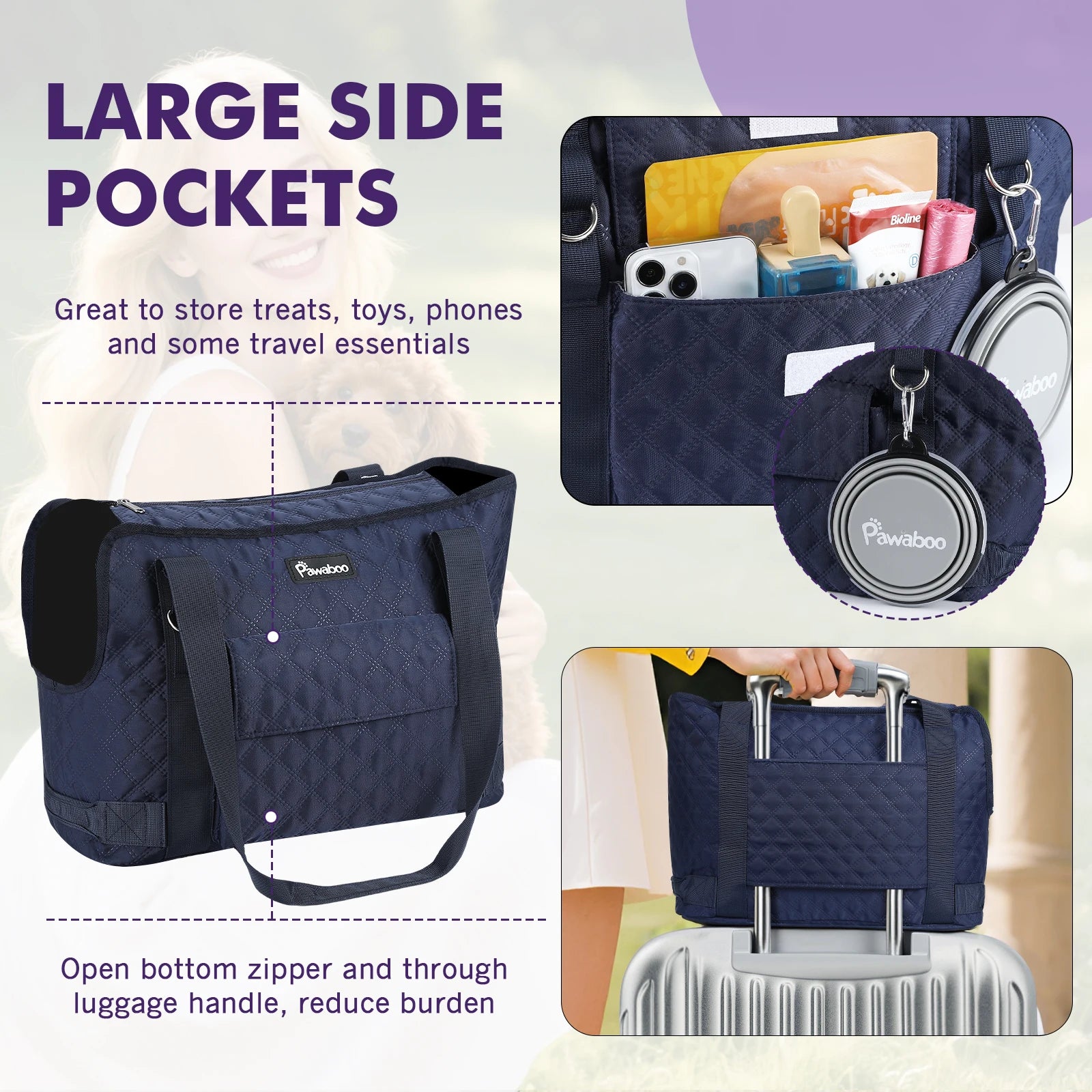 Pawaboo Dog Purse Carrier