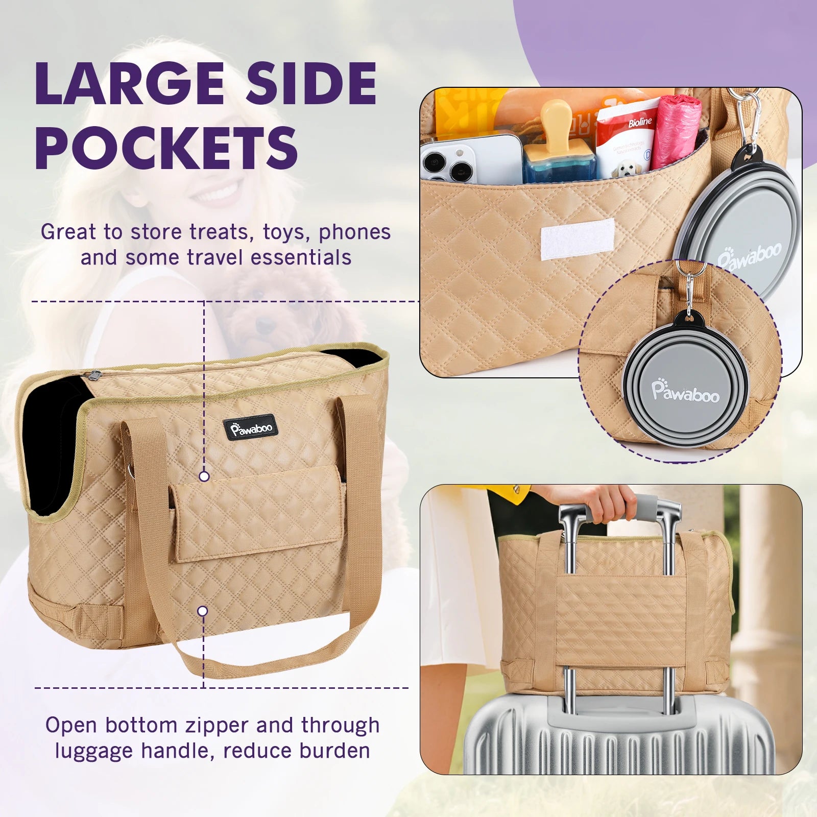 Pawaboo Dog Purse Carrier