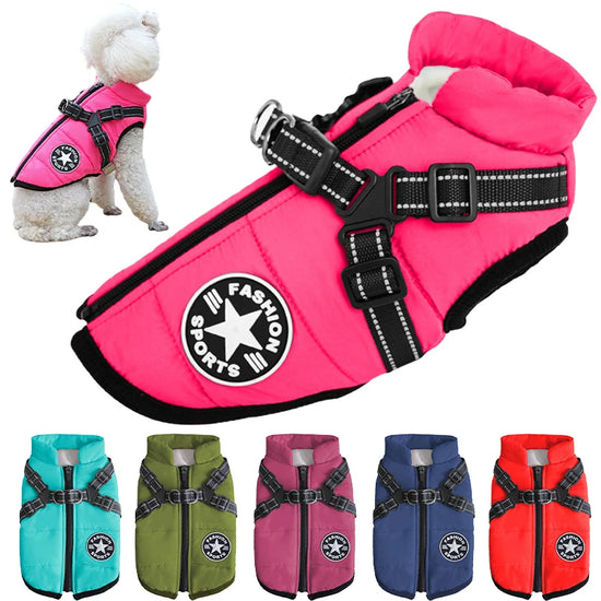 Warm Waterproof Dog Vest