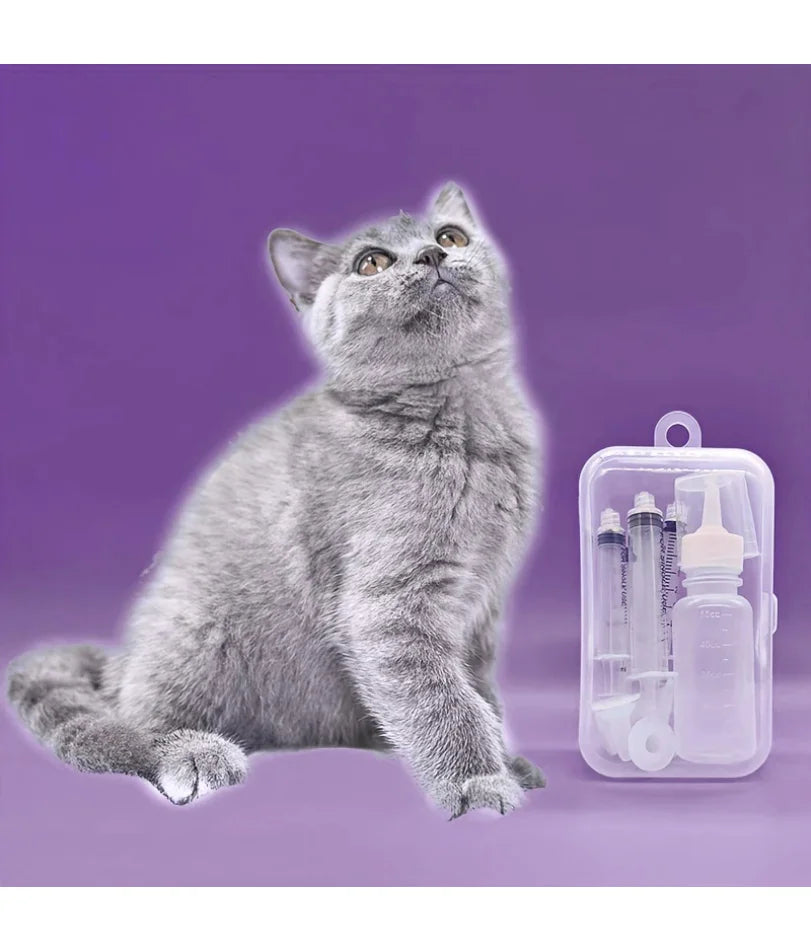 Pet Feeding Device Set – Kitten &amp; Puppy Bottle