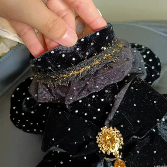 Black Gold Fashion Dog Dress