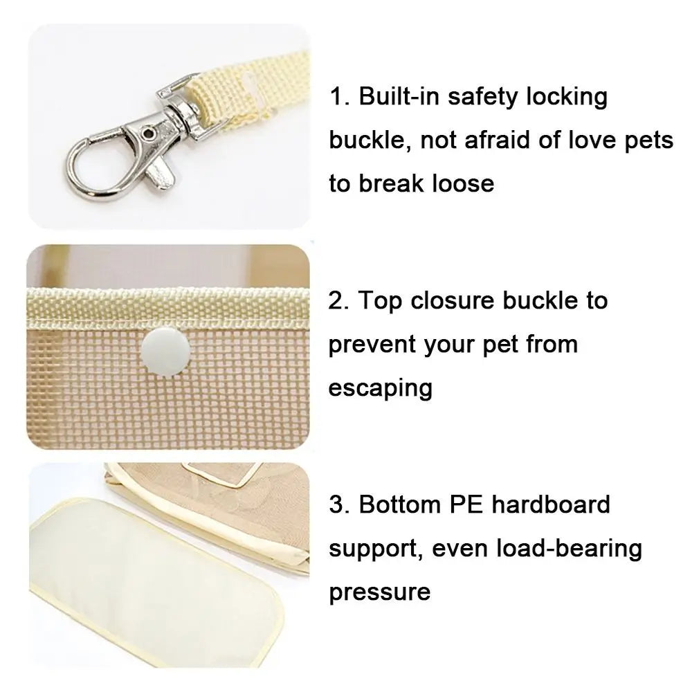 Pet Crossbody Sling Carrier Bag