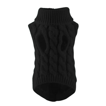 Fashion Knitted Solid Warm Clothing