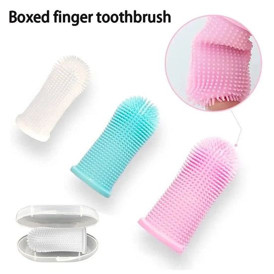 Pet Finger Toothbrush & Oral Care Set
