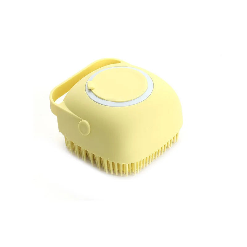 Pet Bathing Brush &amp; Silicone Massager