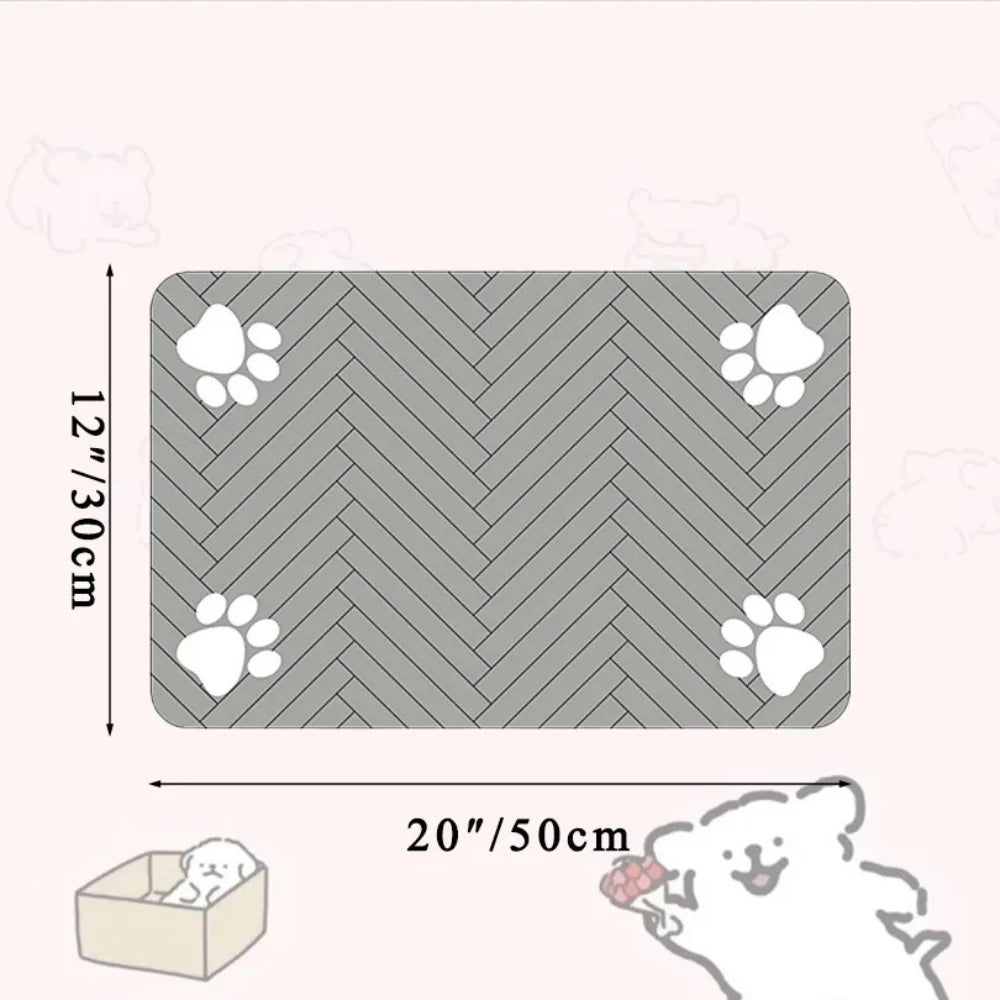 Waterproof Pet Placemat for Food &amp; Water Bowls