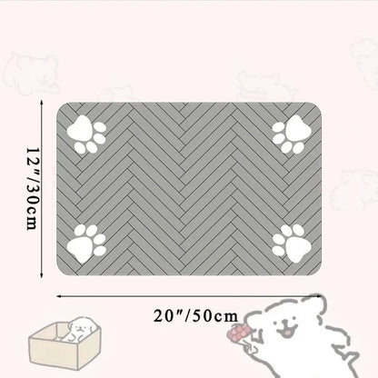 Waterproof Pet Placemat for Food &amp; Water Bowls