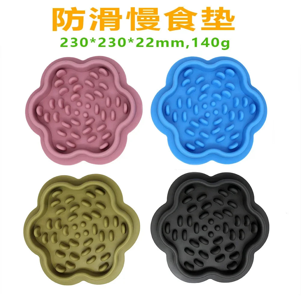 Silicone Slow Feeder &amp; Lick Mat Set