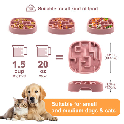Slow Feeder Dog  Bowl  Anti-Choking